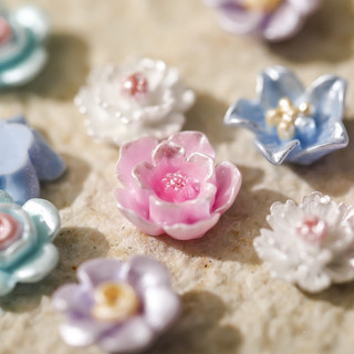 Set 100 Charms Hoa Trang Trí Móng