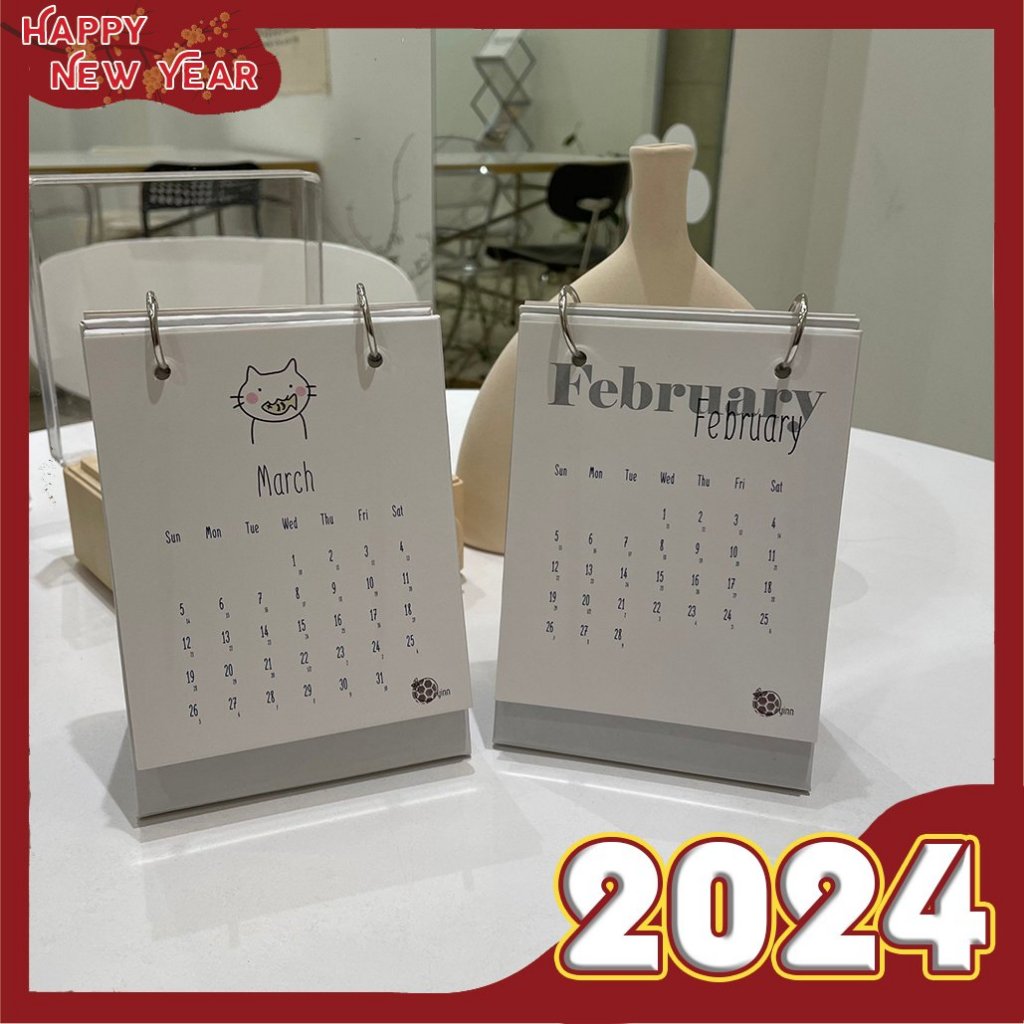 OYINN| Lịch thiết kế 2023 ~ Lịch để bàn mini cute ~ Ảnh thật