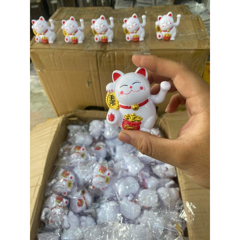 Mô hình mèo thần tài vẫy khách