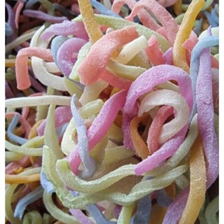 [500gr] Mứt Dừa Non Sợi Dẻo Đường Phèn Ít Ngọt Mix Màu Tự Nhiên