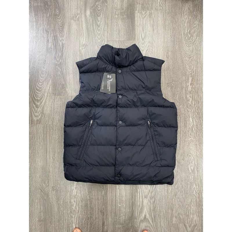 Áo gile phao xuất Hàn đơn giản nam