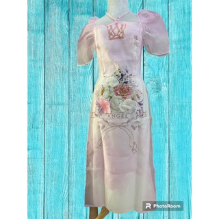 🍄🌼🌻Áo dài tay bồng chất voan tơ hàng 4 tà mới 100%