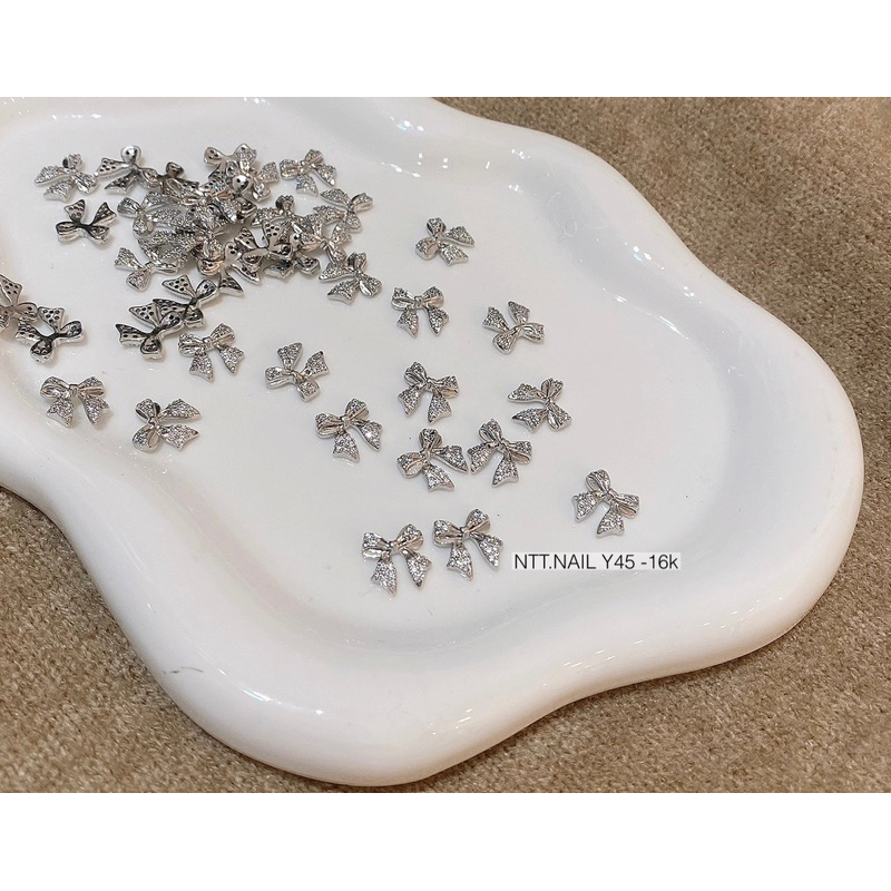 Charm nơ xinh cao cấp trang trí nail_Phụ kiện nail NTT