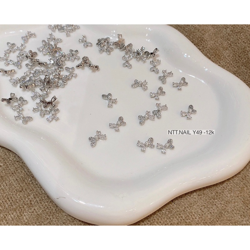 Charm nơ xinh cao cấp trang trí nail_Phụ kiện nail NTT