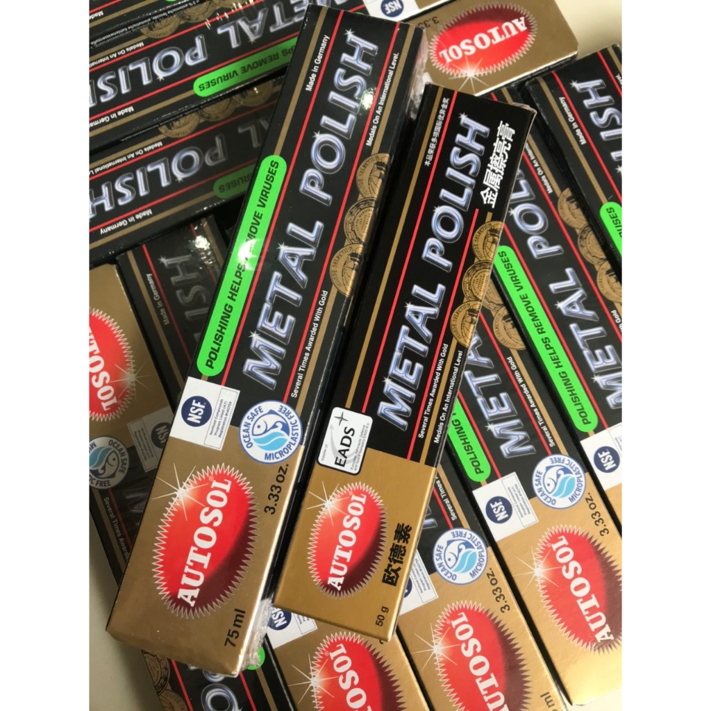 Combo 10 Tuýp Kem đánh bóng kim loại Autosol Metal Polish 50g 100g giá siêu rẻ