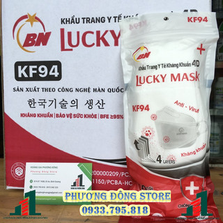 COMBO 5 bịch khẩu trang KF94 bịch 10 cái