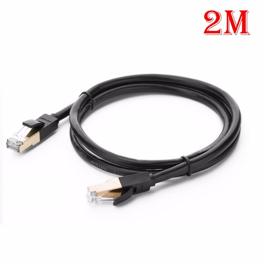 Cáp mạng đúc sẵn Cat7 dài 2m tròn chính hãng Ugreen 11269