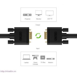 Cáp VGA Unitek LCD 3C+6 (1.5m) (Y-C 503G)
