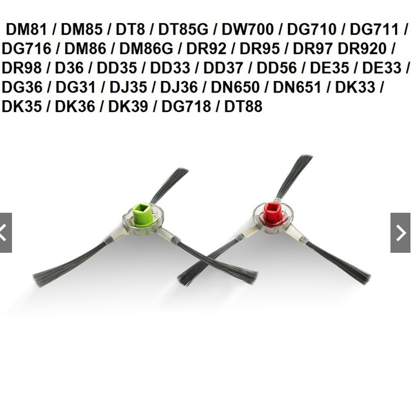 Chổi Cạnh Robot hút bụi Ecovacs Deebot DD35, DD33, DD37, DJ35, DJ36,DE35, DE33, DE55 DG36, DG31, DG7