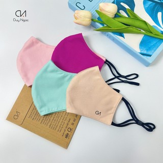 Khẩu trang vải Kaki 3 lớp Duy Ngọc cao cấp có nút điều chỉnh tiện lợi - Vải mềm, nhẹ, thoáng mát, chống tia UV (9134)