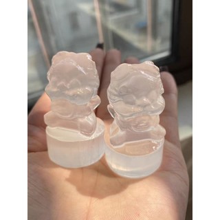 Tượng điêu khắc selenite thủ công nhiều mẫu cao cấp