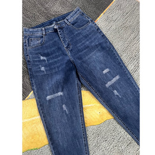 Quần jean baggy bigsize 9 tấc co dãn 4 chiều phù hợp dáng đùi to
