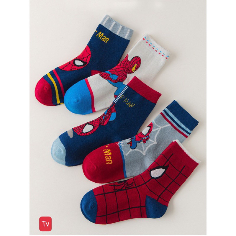 Tất bé trai in hình siêu nhân cho bé từ 0-10 tuổi T548