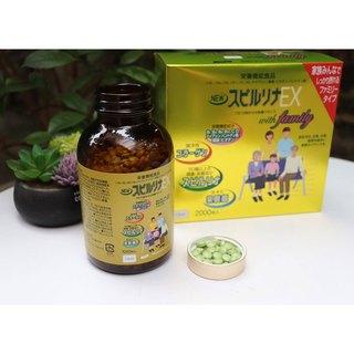 Tảo xoắn vàng cao cấp Nhật Bản Spirulina EX hộp 2000 viên mẫu mới