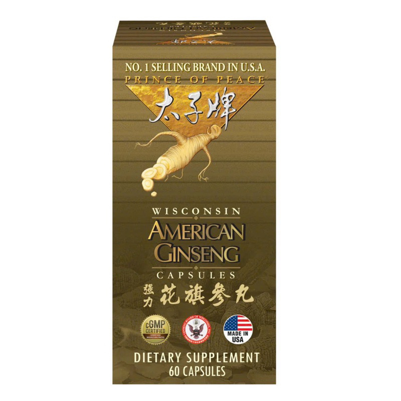 Viên Sâm Hoa Kỳ Tăng Cường Sức Khoẻ American Ginseng 500mg