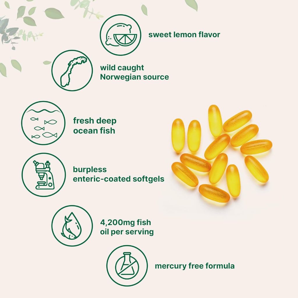 Viên uống dầu cá Micro Ingredient Omega 3 Fish Oil 1200mg EPA và 900mg DHA hàm lượng cao 200 viên