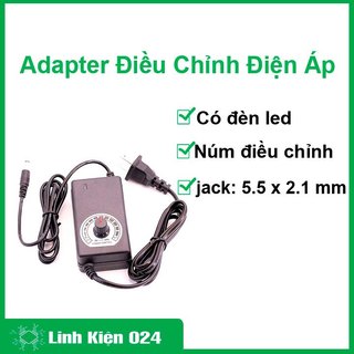 Adapter điều chỉnh điện áp 9-24vdc 1a