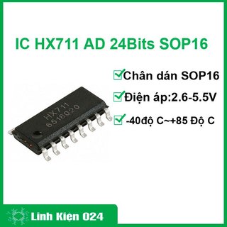 Ic hx711 ad 24bits sop16