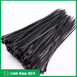 Gói 250PCS dây thít đen 5X250mm
