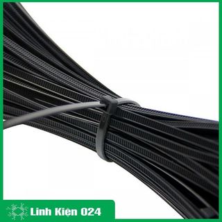 Gói 250PCS dây thít đen 5X250mm