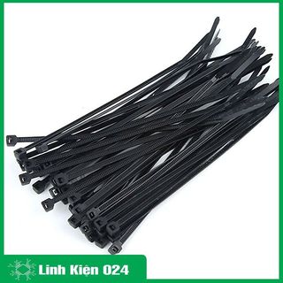 Gói 250PCS dây thít đen 5X250mm