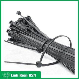 Gói 250PCS dây thít đen 5X250mm
