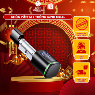 Khóa Vân Tay Thông Minh Greel - Khóa Vân Tay PHỤ KIỆN THÔNG MINH Dùng Thẻ Chip, Vân Tay, Bluetooth, Chìa Dự Phòng