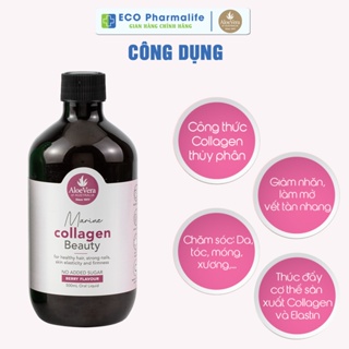 Nước uống Marine Collagen Beauty nhập khẩu Úc dung tích Chai 500ml