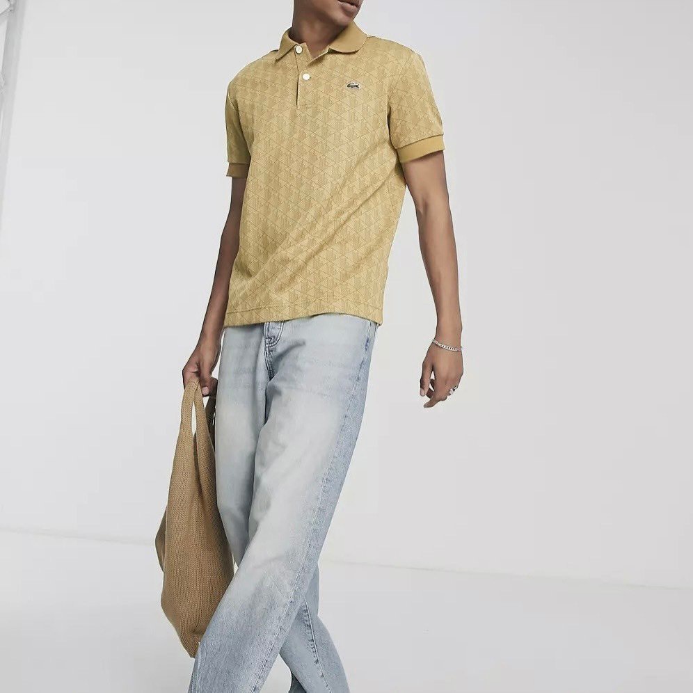 Áo Thun Nam POLO SLIMFIT HỌA TIẾT LACOSTE BASIC - Vải COTTON PIQUET Dệt Kim mềm mịn Xịn Mát Cao Cấp DV Chuẩn Hãng