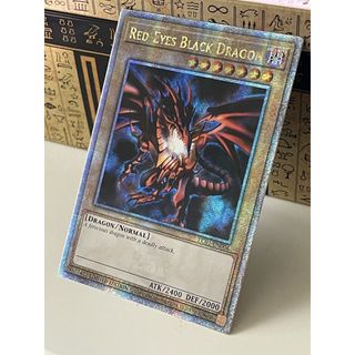[ Dưa Hấu Yugioh ] Lá bài thẻ Red Eyes Black Dragon - 25th secret Rare - Tặng bọc bài nhựa bảo quản LC01