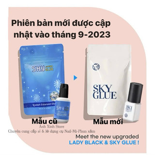 Keo nối mi Sky S+ hàng chính hãng,  khô nhanh 1-2s, dành cho thợ lành nghề (dụng cụ nối mi)