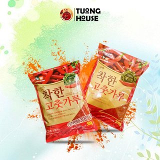 Ớt Bột Hàn Quốc Làm Kim Chi Màu Đẹp Loại Vảy Mịn 500g/1kg