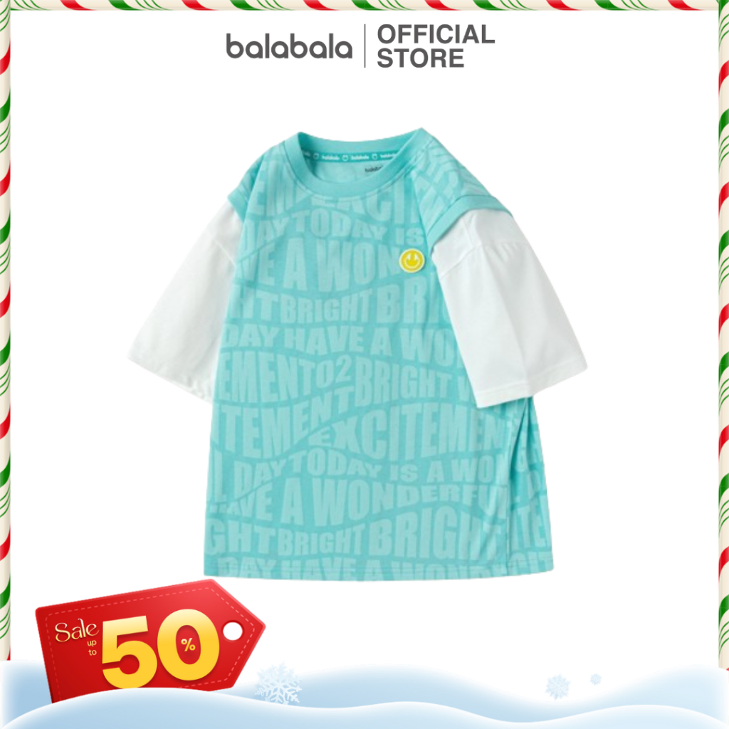 Áo phông ngắn tay BALABALA - KIDS dành cho bé trai 202223117137