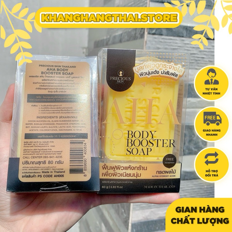 Xà phòng trắng da Aha thái lan