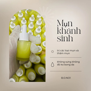 Mụn kháng sinh nghệ mụn tươi mụn thâm handamde