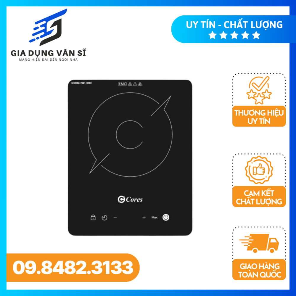 Bếp Từ Đơn Cores FS21-DI02 (Tặng Kèm Nồi Lẩu)