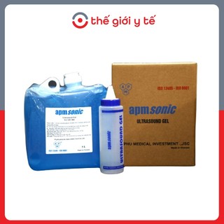 Gel siêu âm màu xanh an phú apm sonic