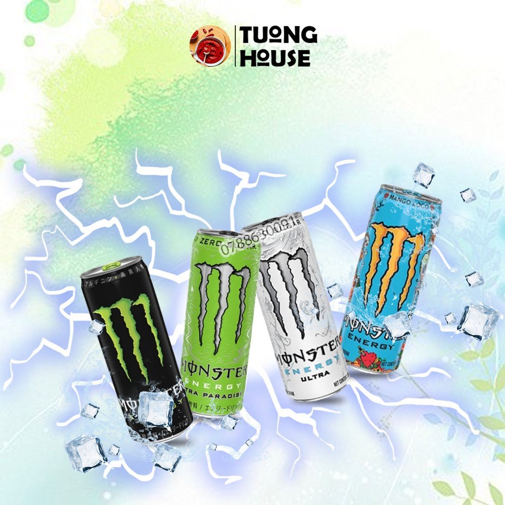 Nước Tăng Lực MONSTER ENERGY Mỹ Lon 355ml