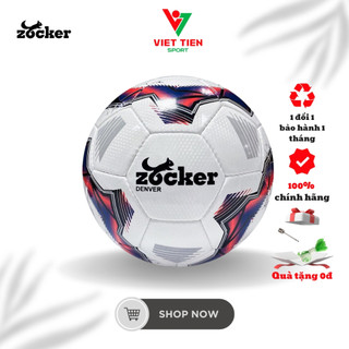 Quả bóng đá zocker zocker denver zk5-d2305 size số 5 sân cỏ nhân tạo chính hãng, da pu cao cấp bền bỉ