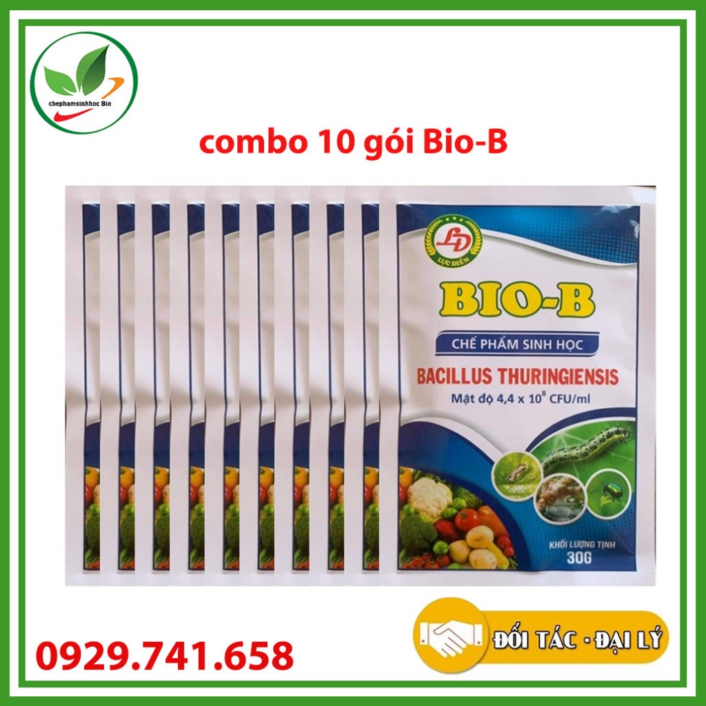 Combo 10 gói chế phẩm trừ sâu sinh học biob