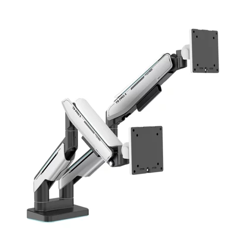 GIÁ ĐỠ MÀN HÌNH / ARM LCD HUMAN MOTION T9 PRO II DUAL - GREY / WHITE - HÀNG CHÍNH HÃNG