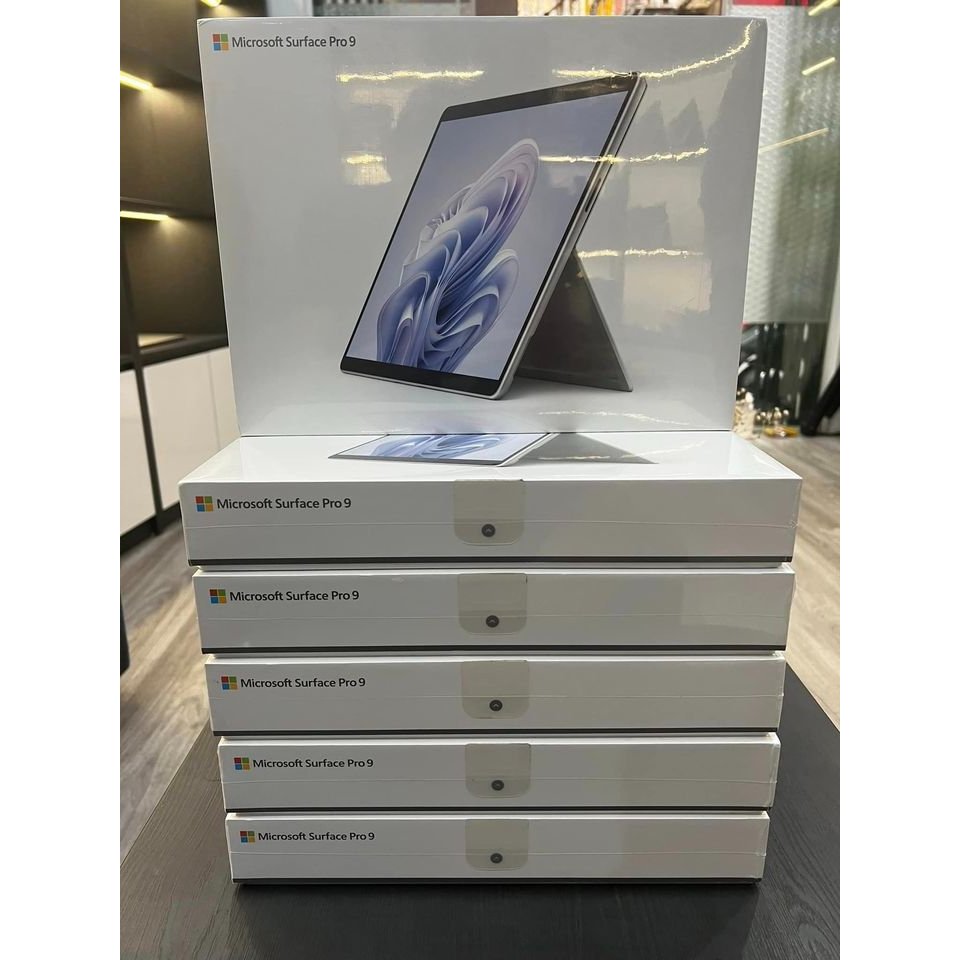 ''Máy tính bảng'' - Surface Pro 9 ( ram 16gb/ 512gb SSD)- tặng kèm bút - bảo hành 12 tháng''//