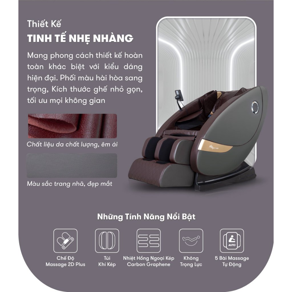 Ghế Massage Toàn Thân ELIP Galile New