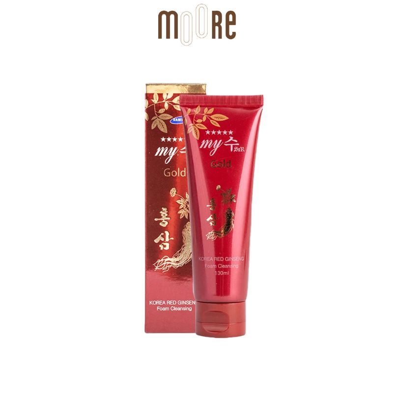Sữa rửa mặt nhân sâm My Me Gold Red Ginseng Foam Cleansing 130ml