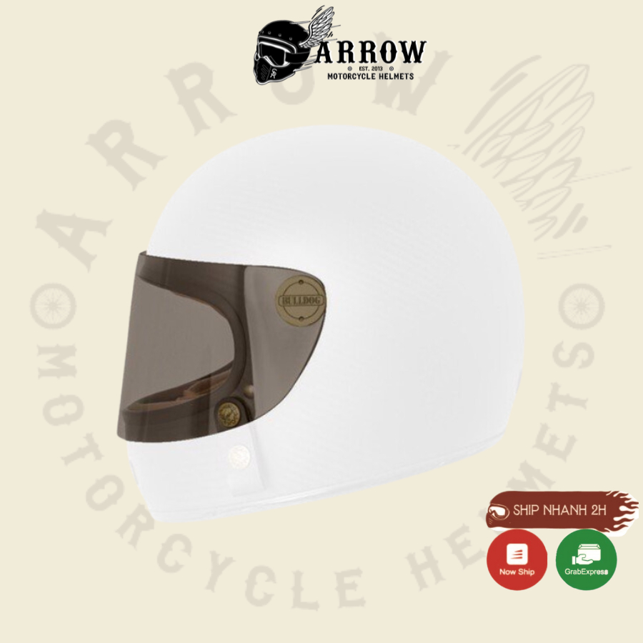 Kính chắn bảo hộ mũ bảo hiểm fullface Clasico II Bulldog nhiều màu sắc arrowshop