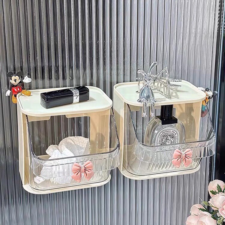 Hộp Đựng Đồ Đa Năng Tiện Lợi Hình Chuột MICKEY Bàn Làm Việc, Bàn Học, Treo Tường Thiết Kế Phong Cách Hiện Đại