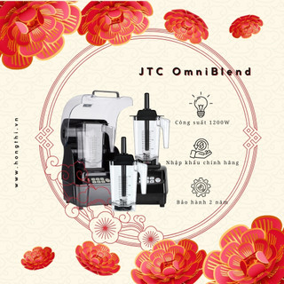 Combo Máy xay sinh tố công nghiệp JTC Omniblend V TM-800A + Cối Phụ + Hộp Chống Ồn 1,5L - HÀNG NHẬP KHẨU CHÍNH HÃNG