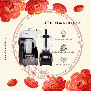 COMBO MÁY XAY SINH TỐ CÔNG NGHIỆP JTC OMNIBLEND V-TM 800A + HỘP CHỐNG ỒN 1,5L - NHẬP KHẨU CHÍNH HÃNG