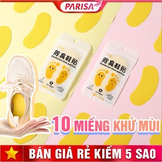 1 Bịch 10 Miếng Dán Khửi Mùi Cho Giày Giúp Thơm Mát Dài Lâu