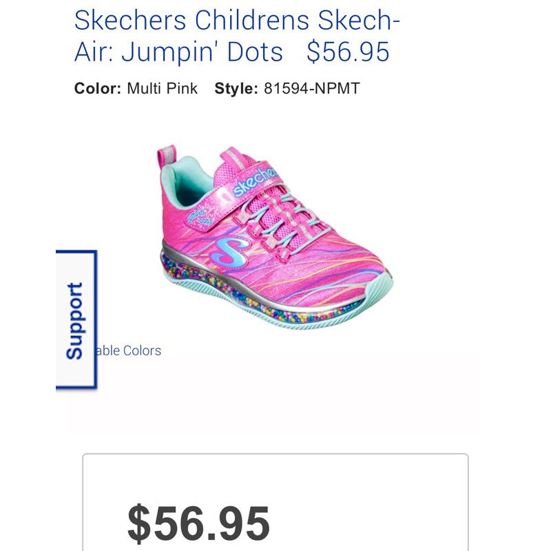 Giày Skechers màu hồng đế hạt màu Y2K chính hãng size 36